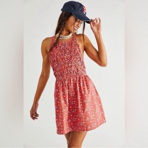 NWT Free People Petunia Mini Dress Floral Women’s Size Small